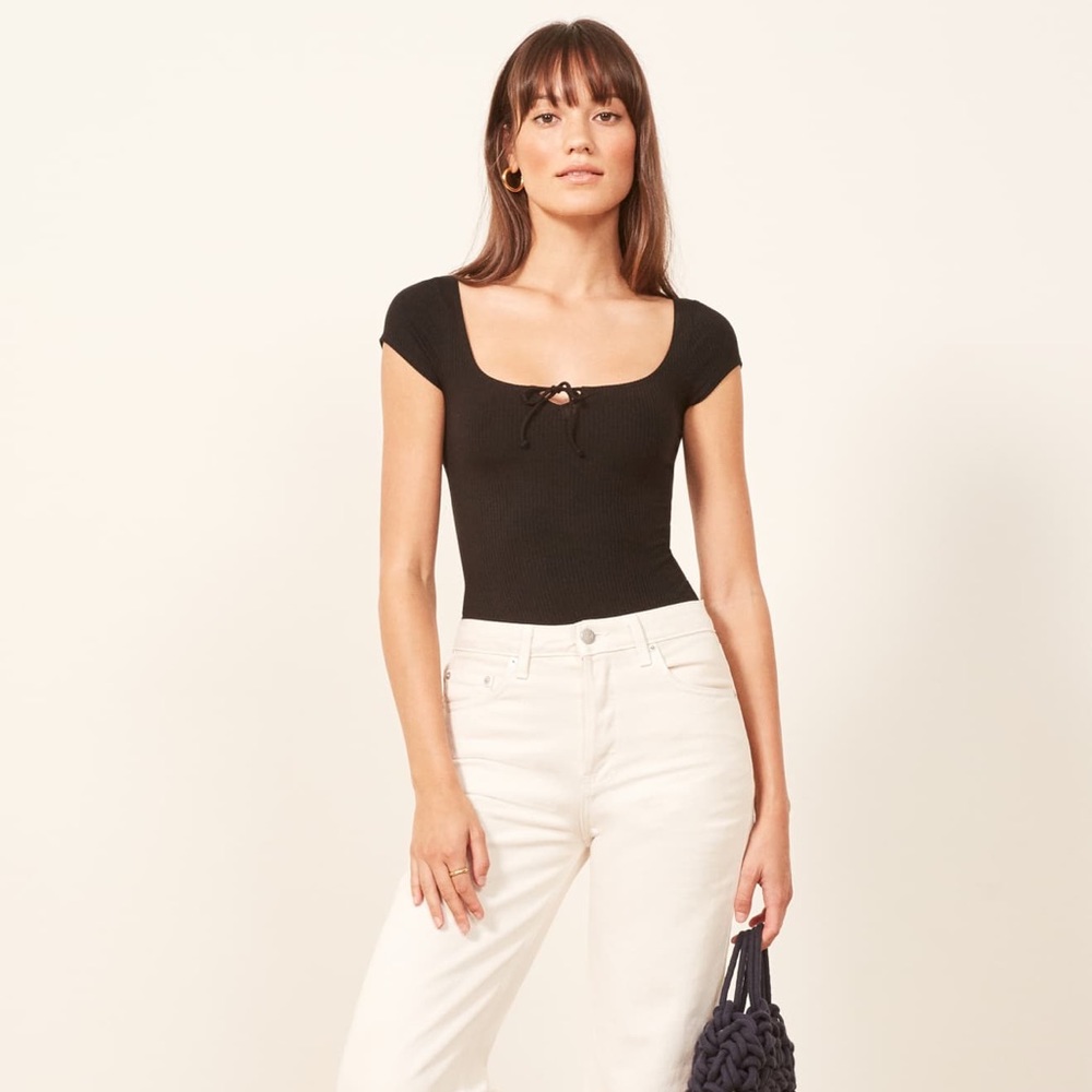 NWT Reformation Loren Body Suit XS